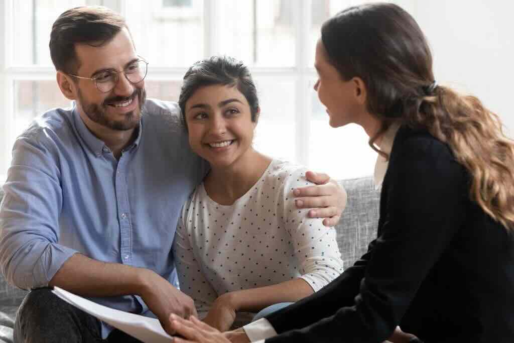 Evoke Health blog image with father and daughter talking to healthcare provider